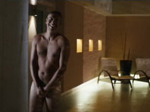A funny streaking scene from the foreign film "Mal Stai Uniti"