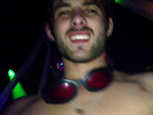 Sexy go-go dancer Quinn Jaxon at the PrimeTime Circus Party!
